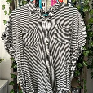 lucky brand button down tee